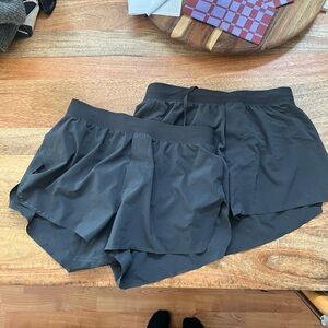 Men’s grey lululemon running shorts